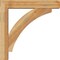 Ekena Millwork Thorton Block Rough Sawn Bracket w/ Offset Brace, Western Red Cedar, 6"W x 30"D x 30"H BKT0604X30X30THR05RWR - alternate 2